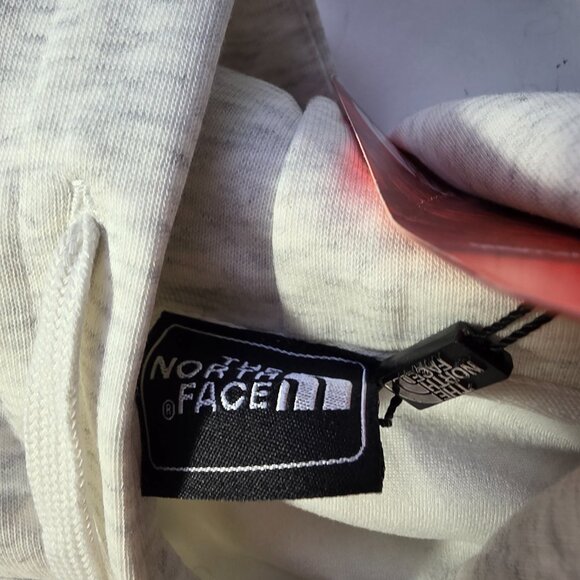 The North Face Unisex Large White/Grey Zip Up Hoodie Rep - Picture 8 of 8